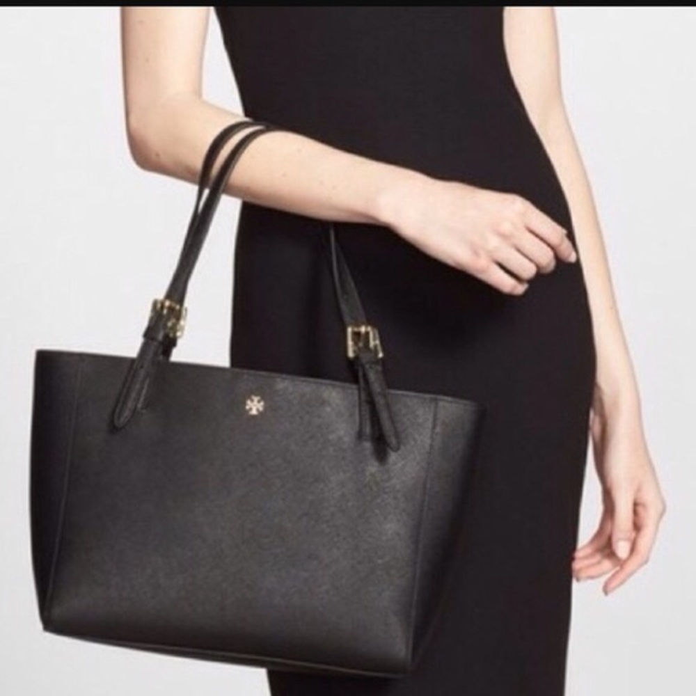 Tory Burch York Black Tote Bag (Small)